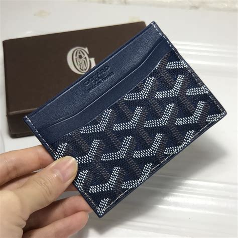 goyard card holder necklace|authentic goyard card holder.